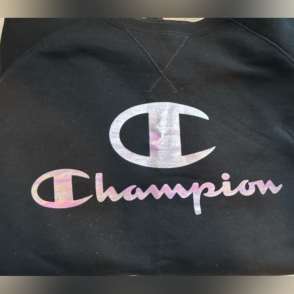 Black Champion crewneck sweatshirt - Picture 3 of 4